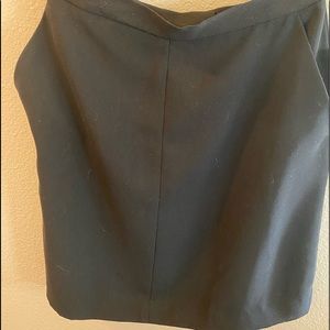 INC Black Polyester Skirt